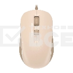 Мышь проводная A4Tech Fstyler FM26 бежевый/коричневый оптическая (2000dpi) USB для ноутбука (4but), фото 1