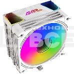 Кулер GMNG GG-CPC220-ARGB2 ARGB белый 120мм алюминий+медь 1600rpm 26db 4-pin 220W 154мм, фото2