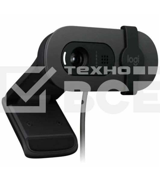 Веб-камера Logitech Brio 105 графитовый 2Mpix (1920x1080) USB2.0 с микрофоном для ноутбука (960-001590)