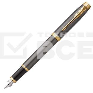 Ручка перьевая Parker IM Premium Grey Core GT (2213776) M черн. черн. подар.кор.