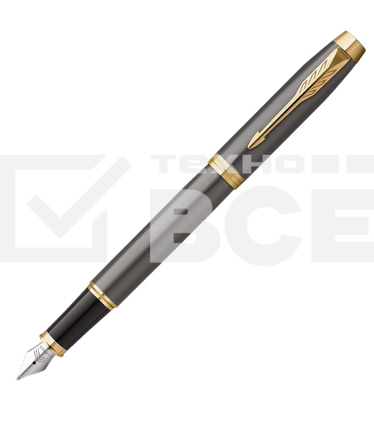 Ручка перьевая Parker IM Premium Grey Core GT (2213776) M черн. черн. подар.кор.