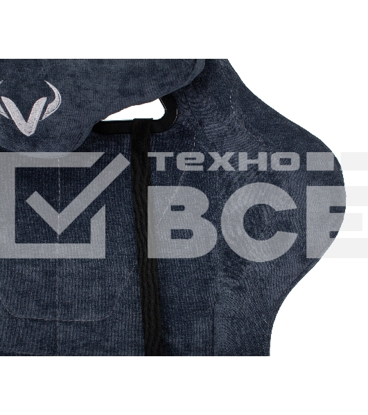 Кресло игровое Бюрократ VIKING KNIGHT LT27 FABRIC синий крестовина металл/пластик