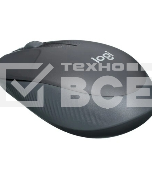 Мышь беспроводная Logitech M190 черный, 1000 dpi, радиоканал, USB, кнопки - 3