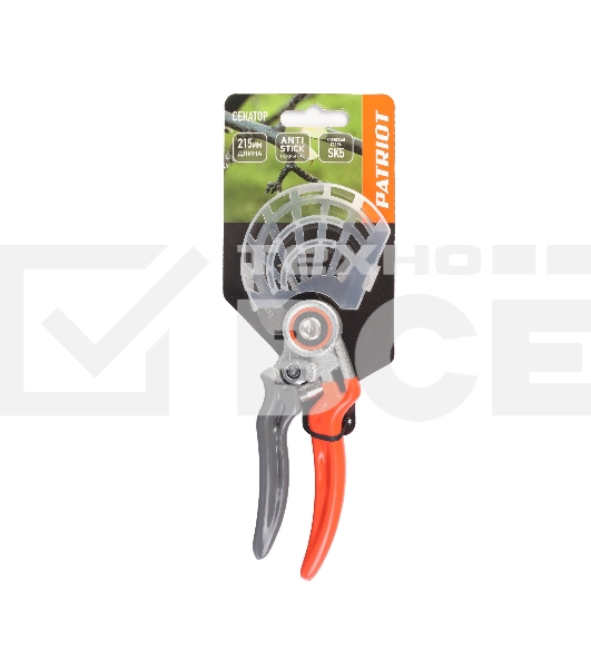 Секатор плоскостной PATRIOT PBP 215 L, 215 мм