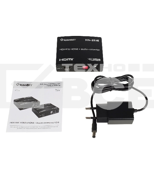 Деэмбеддер аудио HDMI IconBIT HS-2516 поддержка 4К60