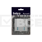 Выключатель Intro Accent 6-105-01 двойн. с подсветкой 10А-250В IP20 СУ AL/CU белый Б0063505, фото2