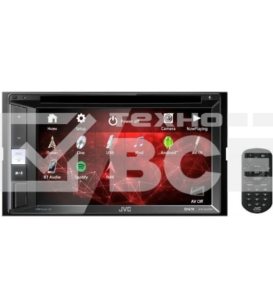Автомагнитола CD DVD JVC KW-V250BTM 2DIN 4x50Вт