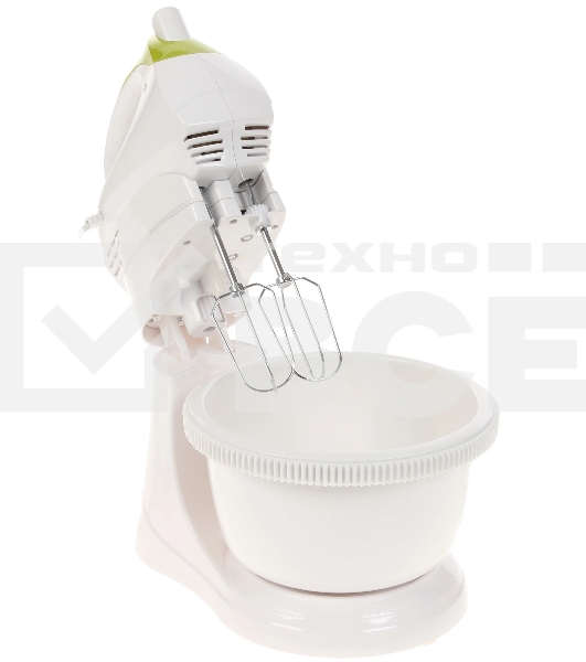 Миксер стационарный Centek CT-1119 белый/зеленый, 350 Вт