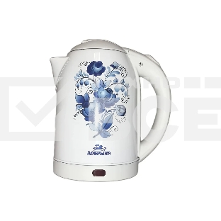 Чайник электрический Добрыня DO-1214 ГЖЕЛЬ