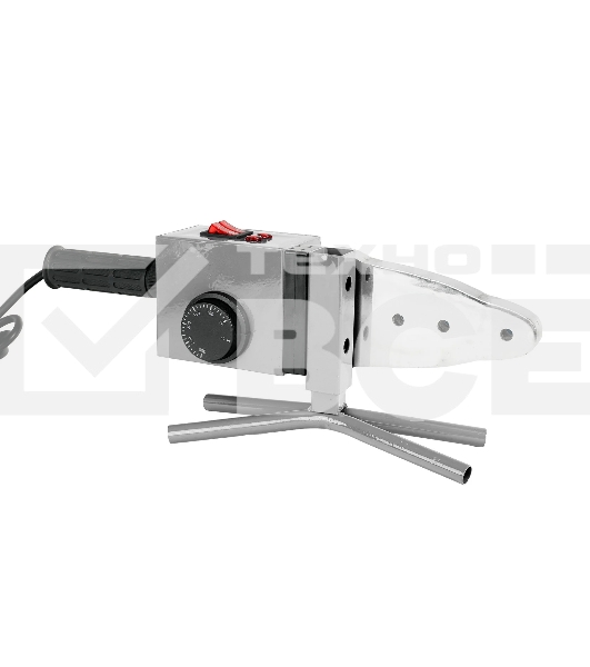 Аппарат для сварки пластиковых труб ПОБЕДА, ПТ-2435, 2 мощных нагревательных элемента, 2435 Вт., 6 насадок, металлический кейс