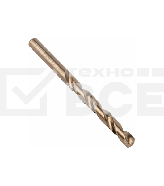 Сверло по металлу Denzel 9 мм, HSS Co-8%