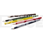 Карандаши цветные Silwerhof Eco 2.6 мм, шестигранный профиль, пластик, ассорти, 6 цветов, коробка с европодвесом, фото6