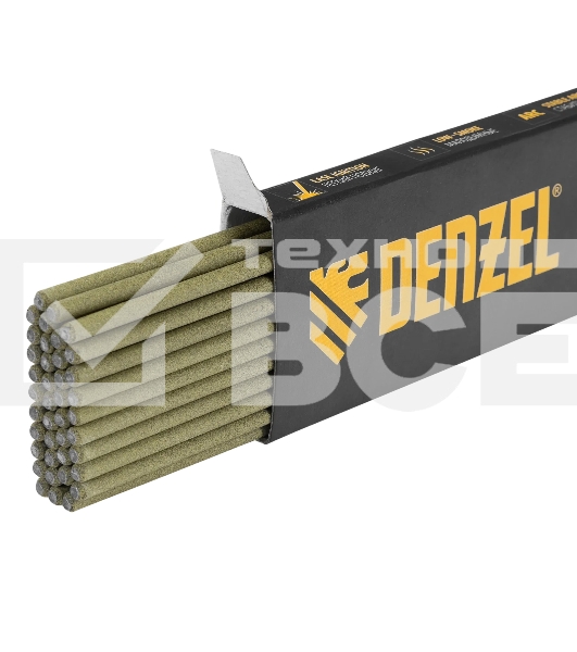 Электроды Denzel DER-46 GoldLine, диам. 3 мм, 1 кг., рутил-целлюлозное покрытие