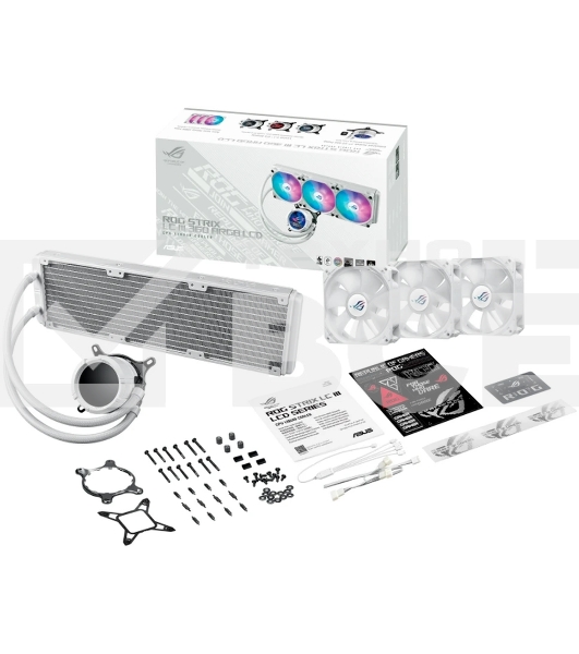 Жидкостная система охлаждения ASUS ROG STRIX LC III 360 ARGb LCD WHT