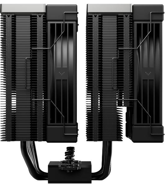 Кулер для процессора DEEPCOOL AK620 G2 DIGITAL NYX LGA1851/1700/1200/115X/AM5/AM4 (8шт/кор, TDP 260W, PWM, DUAL Fan 120мм, 6 тепл. трубок, Copper Base, черный) RET (R-AK620G2-BKNNMN-GJD-1)