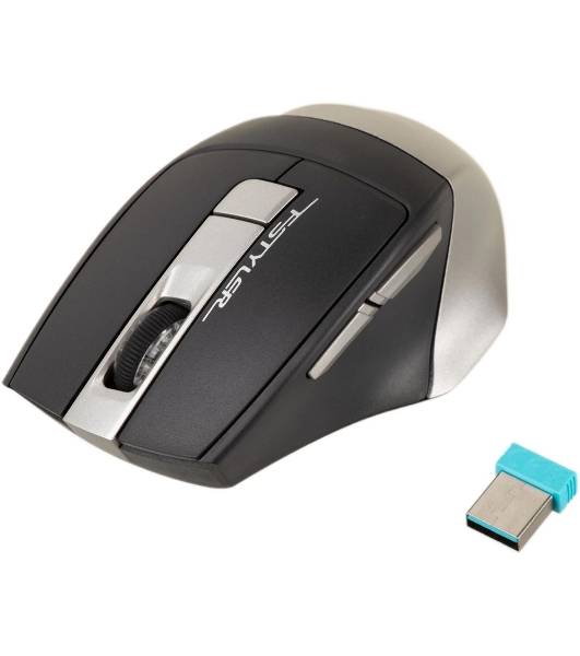 Мышь беспроводная A4Tech Fstyler FB35 серый, 2000 dpi, радиоканал, Bluetooth, USB, кнопки - 6