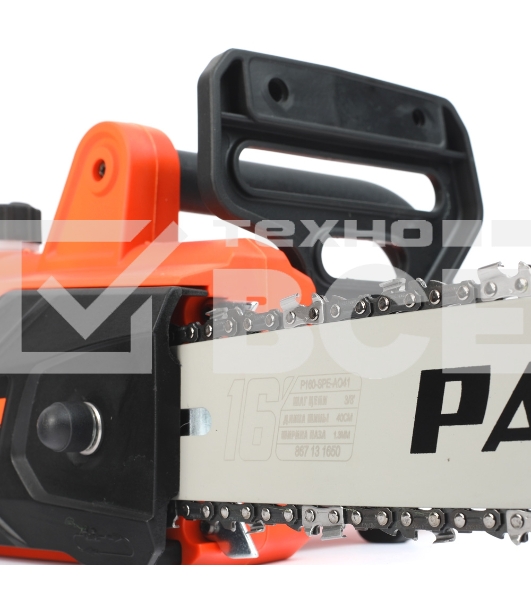 Пила цепная электрическая Patriot СS 196 1800Вт, 16'/40 см цепь 3/8' 1.3мм 57зв