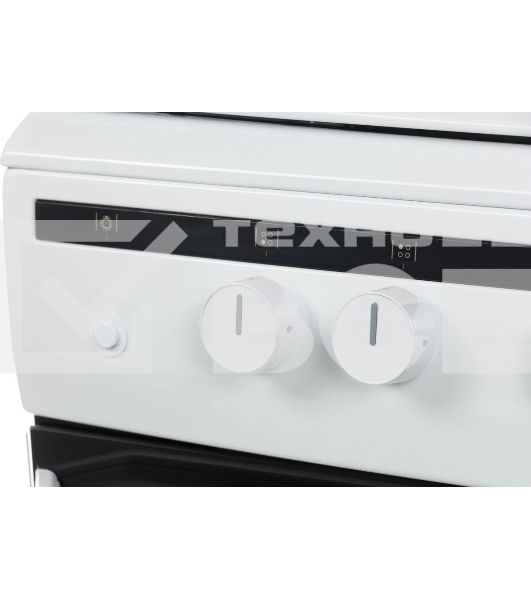 Плита газовая Hansa FCGW61000 белый, конфорок 4 шт, духовка 58 л, 60 см x 85 см x 60 см