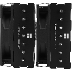 Кулер для процессора Thermalright Phantom Spirit 120 SE черный (4-pin PWM, 154mm, Ni/Cu, 7x6mm, 2x120мм, 66.17CFM, 25.6dBA, 1500RPM, S: 1200, 1700, 1851, 115X, AM4, AM5, silver, black), фото3