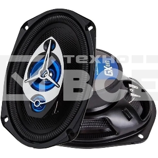 Колонки автомобильные Kicx GX-693 200Вт 92дБ 4Ом 15x23см (6x9дюйм) (ком.:2кол.) коаксиальные трехполосные