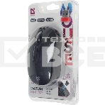 Мышь беспроводная Defender Datum MM-285 черный, 1600 dpi, радиоканал, USB, кнопки - 3, фото2