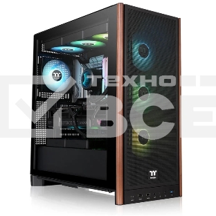 Корпус Thermaltake S370 WS, Midi-Tower, чёрный, 4 x 120 мм
