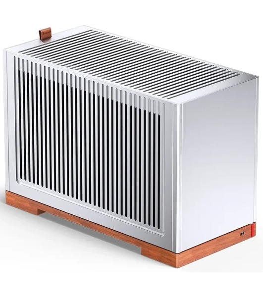 Корпус Jonsbo T9, Mini-ITX, серебристый