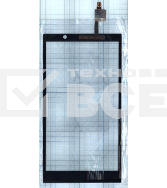 Сенсорное стекло (тачскрин) для HP Slate 6 VoiceTab, черное