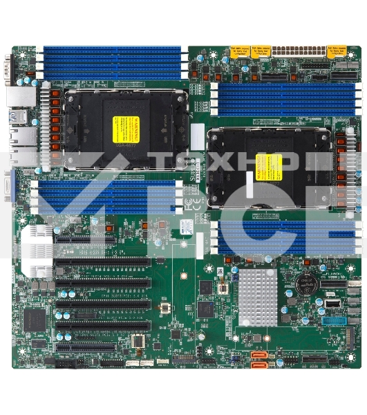 Материнская плата Supermicro MBD-X13DAI-T-B, сокет LGA1700, Intel C741, DDR5, 16xDDR5, 5xPCIe 5.0 x16, 2xM.2, 2xSATA, E-ATX