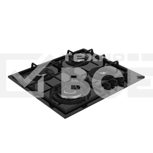 Газовая варочная поверхность Hotpoint HG 62FA/BK черный