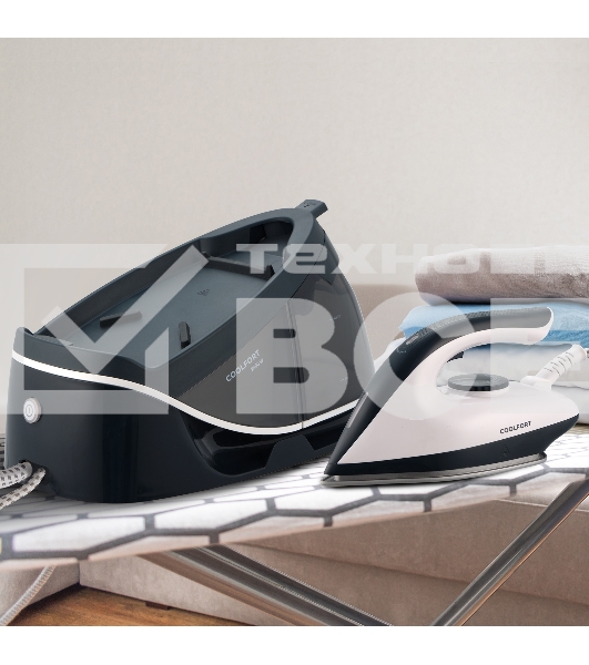 Парогенератор Coolfort CF-3420 2400Вт белый/серый