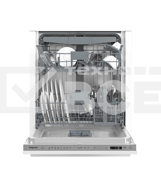 Встраиваемая посудомоечная машина Hotpoint HI 5D84 DW, серый, 59.8 см, 15 компл., 44 дБ, класс A