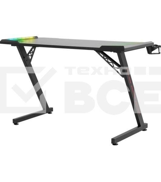 Стол игровой Defender Jupiter RGB,подвес кружки+гарн., черн._5