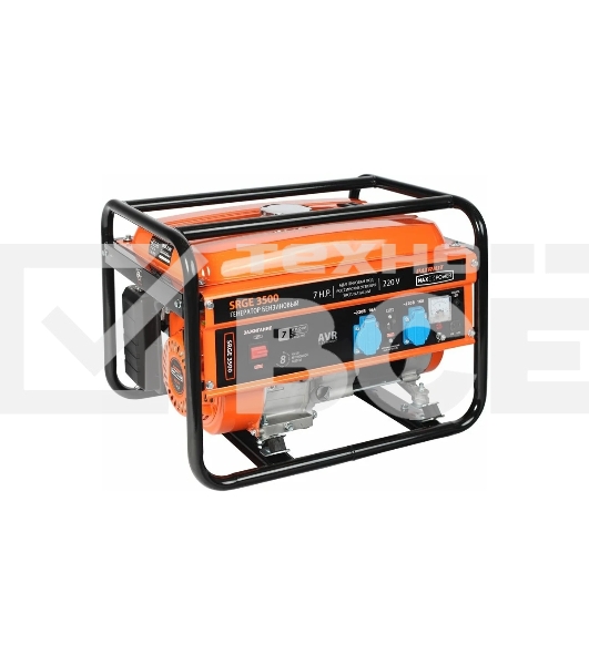 Электрогенератор бензиновый Patriot Max Power SRGE 3500, 2.8 кВт, 67 дБ, 40 кг