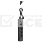 Сетевой фильтр QUMO Power Bar  5SP4U (P-0005), черный, фото3