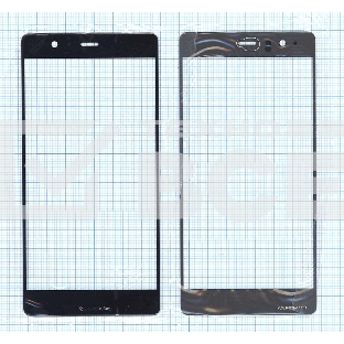 Стекло для Huawei P9 Plus черное