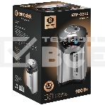 Термопот Eurostek ETP-060S 6 л, 900 Вт, серебристый, фото3