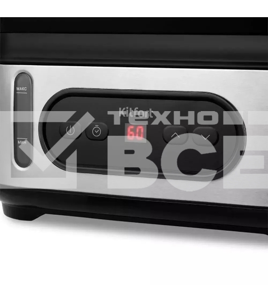 Пароварка электрическая Kitfort КТ-4082 3ярус. 800Вт серебристый