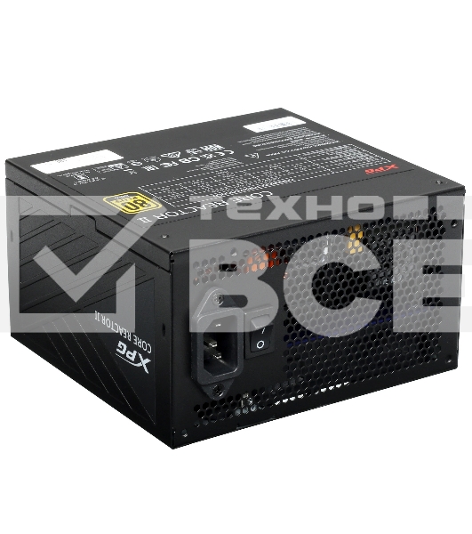 Блок питания ADATA XPG Core Reactor II COREREACTORII750GOLD RTL (COREREACTORII750G-BKCEU), 750Вт, 80 PLUS Gold, 120мм, модульный, черный