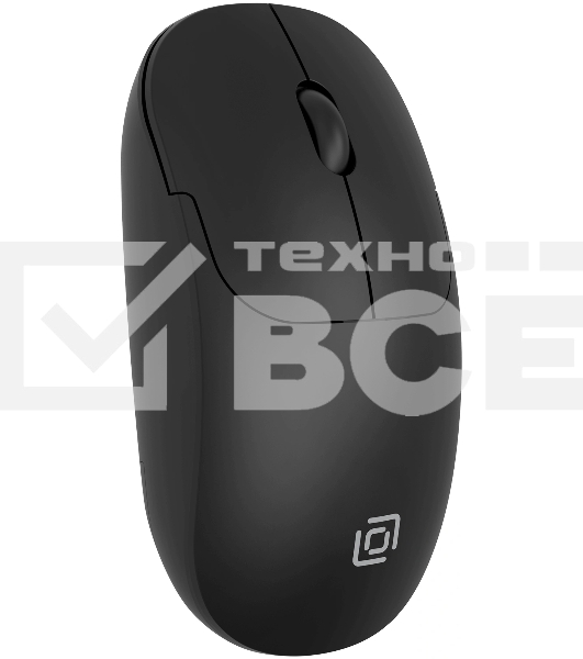 Мышь беспроводная Oklick 202MW черный, 1000 dpi, радиоканал, USB, кнопки - 3