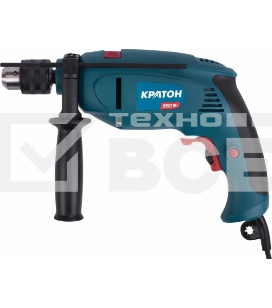 Дрель ударная Кратон PD-850 850Вт ключевой реверс (3 02 01 010)