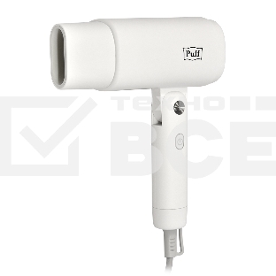 Фен для волос Puff 1875, белый, 1,875 кВт