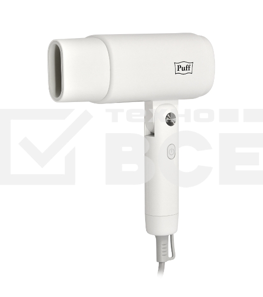 Фен для волос Puff 1875, белый, 1,875 кВт