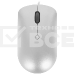 Мышь проводная Lenovo 540 светло-серый, 2400 dpi, USB-C, кнопки - 4, фото 1