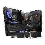 Материнская плата MSI MEG Z890 GODLIKE, LGA1851, Intel Z890, 4xDDR5, 4xSATA, 8xM.2, 2xPCIe 5.0 x16, 1xPCIe 4.0 x4, 2xThunderbolt 4 (40Gbps), 1x10G LAN, 1x5Gb LAN, Wi-Fi 7, Bluetooth 5.4, 5xUSB-C 10Gbps, 1xUSB-C 20Gbps, 8xUSB-A 10Gbps, 4xUSB-A 5Gbps, 4xUSB-A 2.0, 1xS/PDIF, 2x3.5 мм, 7.1, E-ATX, фото 1
