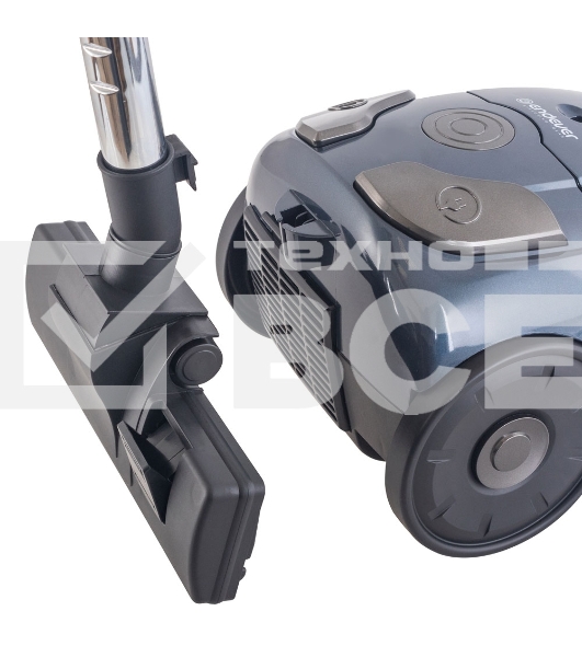 Пылесос мешкового типа Endever SkyClean VC-252, синий/серый, мощность 1800 Вт, мощность всасывания 350 Вт, объем мешка для пыли 2,5 литра