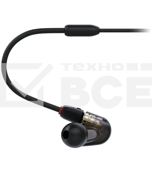 Проводные наушники Audio-Technica ATH-E50 черный, вкладыши