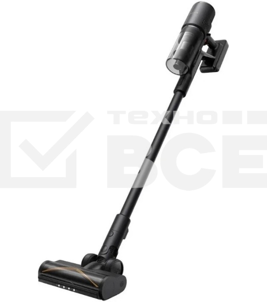 Пылесос вертикальный моющий Dreame H12 Dual Flex Reach черный, питание от аккумулятора, 400 Вт, уборка сухая/влажная, пылесборник 0,7 л