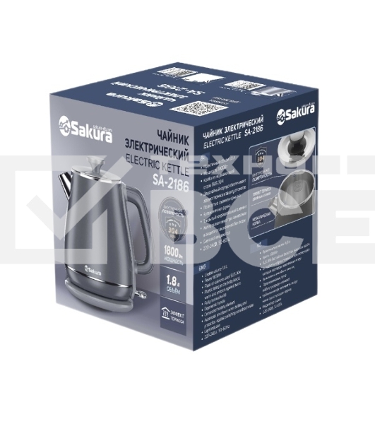 Чайник Sakura SA-2186BK (1.8) черный