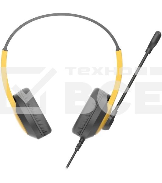Гарнитура A4Tech Fstyler FH100U желтый/черный, проводная